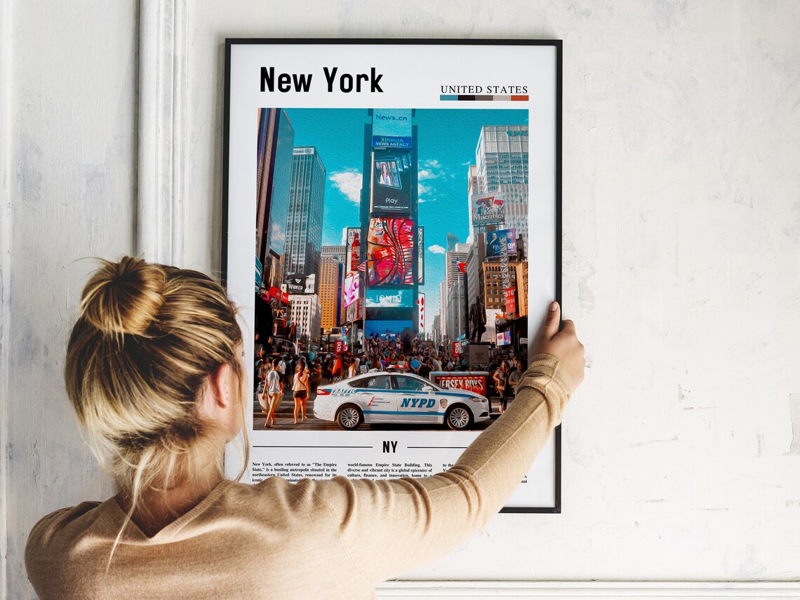 New York Travel Poster, NYC Photo Art Print - Image 5