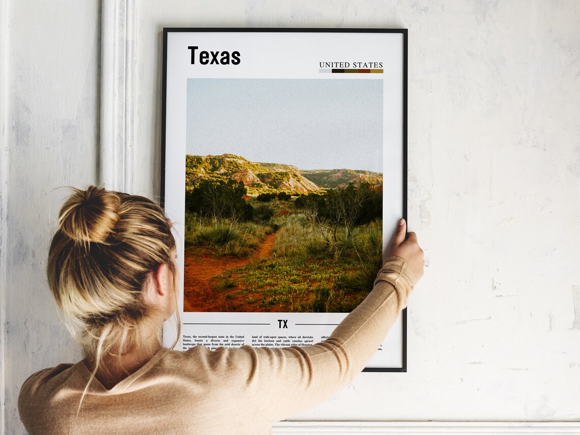 Texas Travel Poster, United States Photo - Image 5