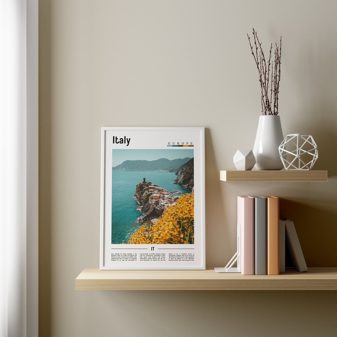 Italy Poster Italy Print Italy Wall Art Italy Photo Italy Poster Italy Print Italy Wall Art Minimal Travel Poster - Image 2