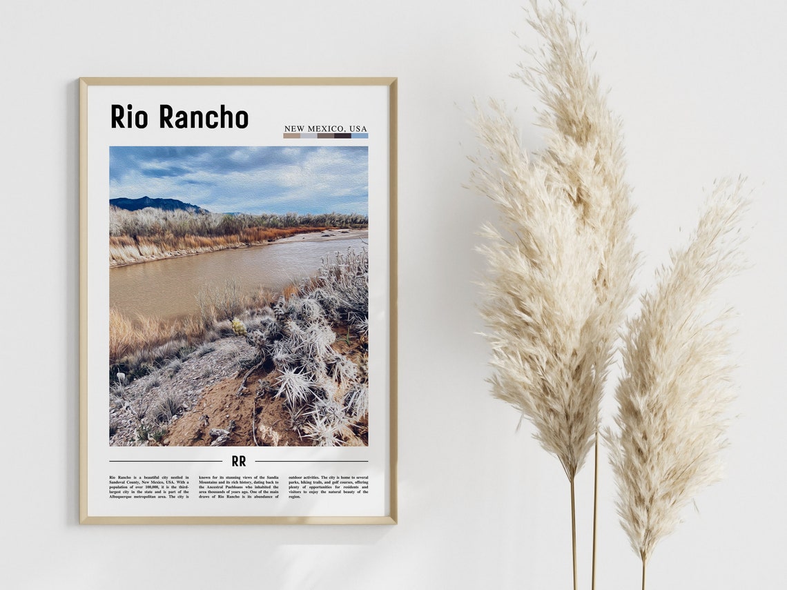 Rio Rancho Poster Rio Rancho Print Rio Rancho Wall Art United States Photo United States Poster United States Print - Image 4