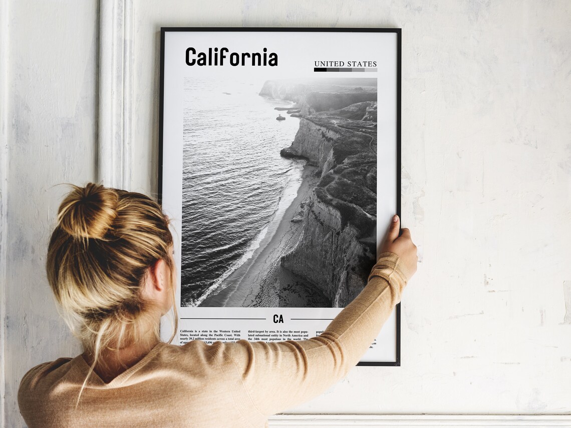 California Poster, Minimal Travel Poster - Image 5