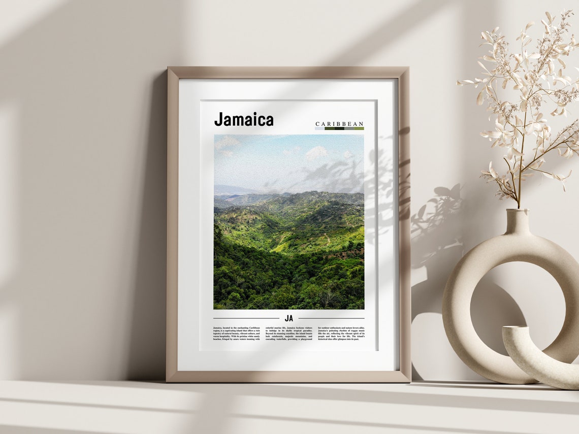 Jamaica Poster Jamaica Print Jamaica Wall Art Caribbean Photo Caribbean Poster Caribbean Print Travel Poster - Image 3