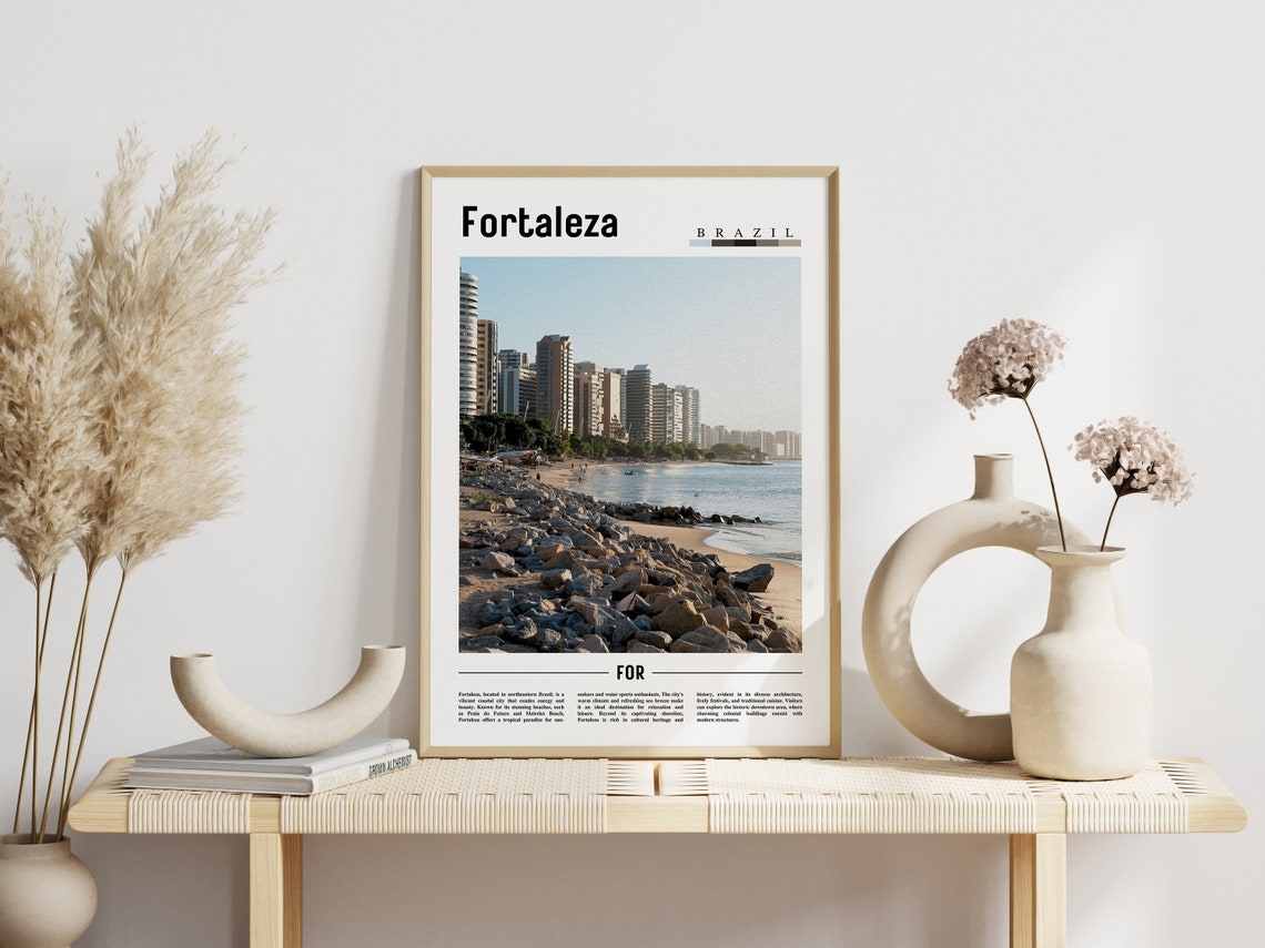 Fortaleza Poster Fortaleza Print Fortaleza Wall Art South America Poster South America Print Travel Poster - Image 6
