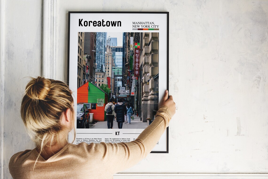 Koreatown, Colorful City Art Print - Image 4