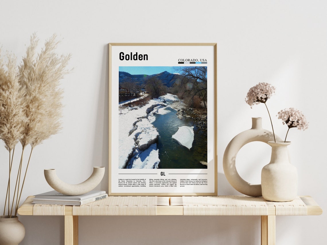 Golden Poster Golden Print Golden Wall Art United States Photo United States Poster United States Print - Image 5