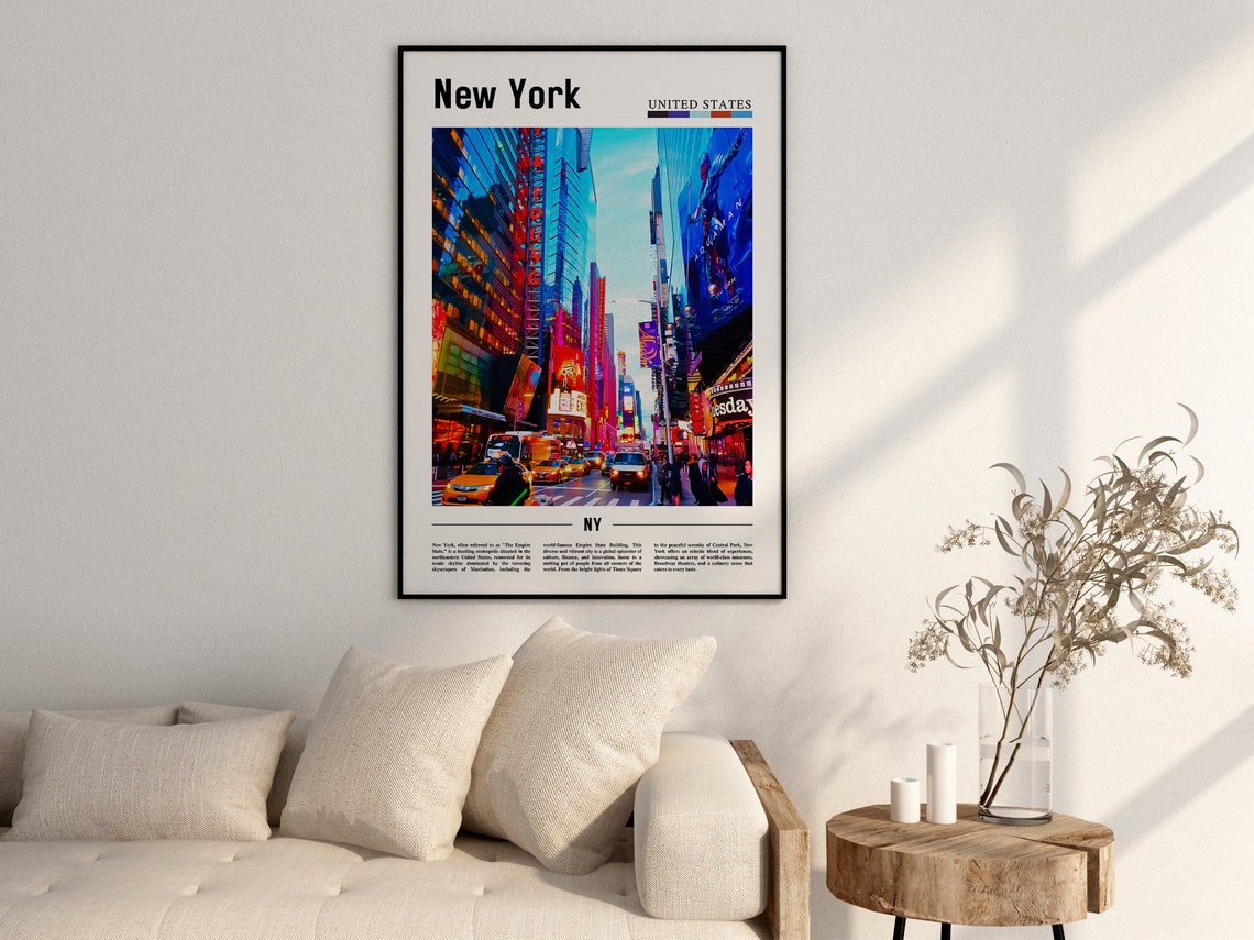 New York Poster New York Print New York Wall Art Ny Photo Ny Poster Ny Print New York Photo Travel Poster - Image 2