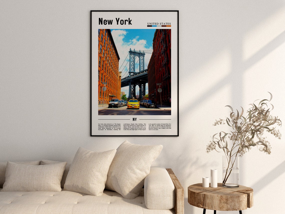 New York Poster New York Print New York Wall Art Ny Photo Ny Poster Ny Print New York Photo Travel Poster - Image 2