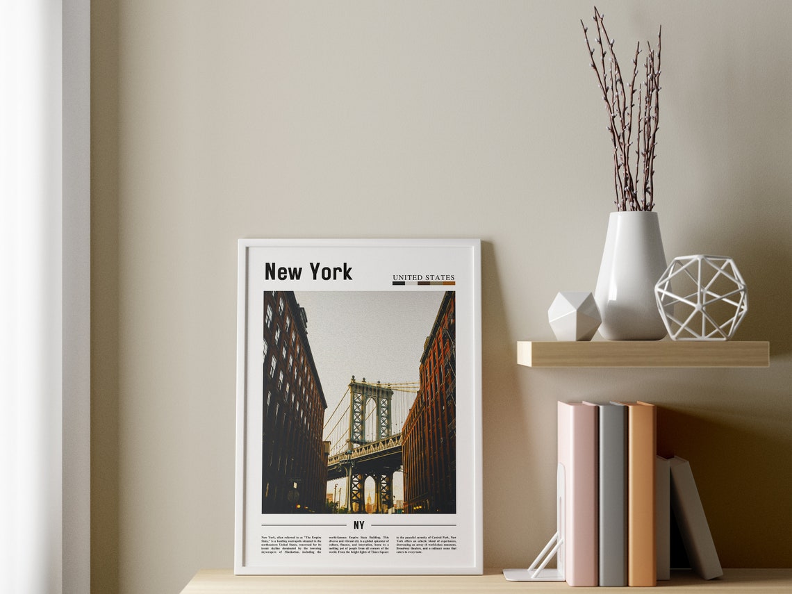 New York Poster New York Print New York Wall Art Ny Photo Ny Poster Ny Print New York Photo Travel Poster - Image 3