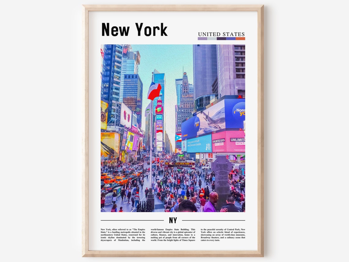 New York Poster New York Print New York Wall Art Ny Photo Ny Poster Ny Print New York Photo Travel Poster