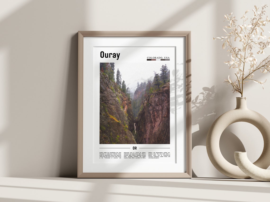 Ouray Poster Ouray Print Ouray Wall Art United States Photo United States Poster United States Print - Image 3