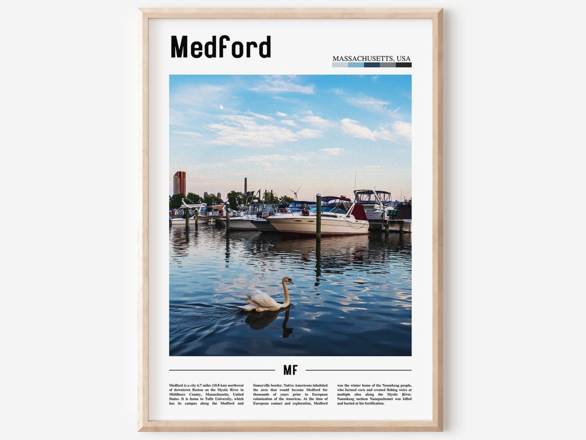 Medford Poster Medford Print Medford Wall Art United States Photo United States Poster United States Print
