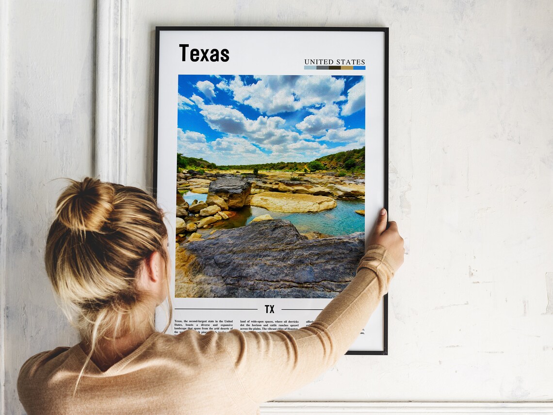 Texas Travel Poster, United States Photo - Image 5