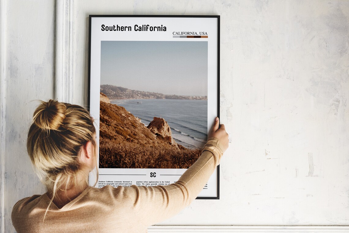 Southern California, Minimal Travel Poster - Image 5
