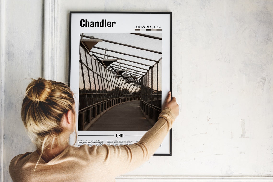 Chandler Poster Chandler Print Chandler Wall Art United States Photo United States Poster United States Print - Image 4