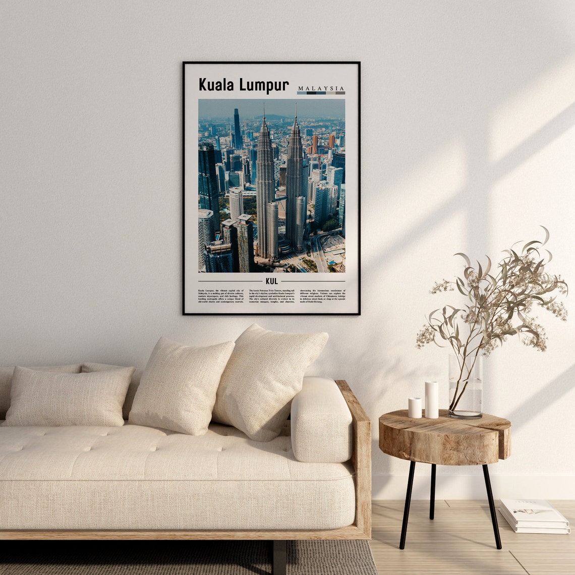 Kuala Lumpur Poster Kuala Lumpur Print Kuala Lumpur Wall Art Asia Print Asia Poster Asia Photo Minimal Travel Poster - Image 2
