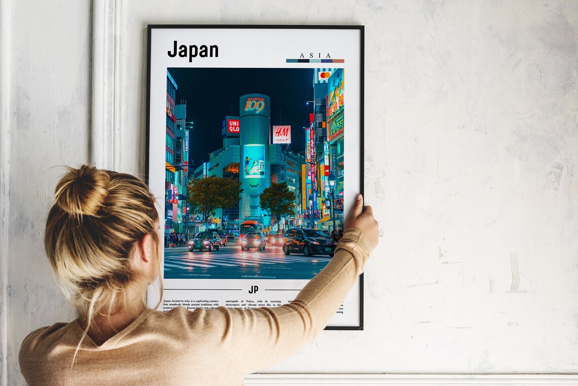 Japan Minimal Travel Poster, Asia Wall Art - Image 5