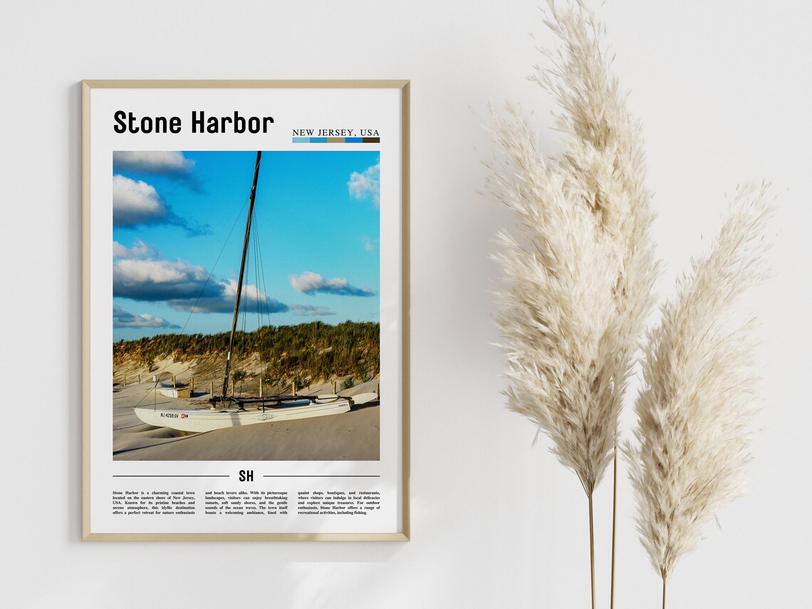 Stone Harbor Poster Stone Harbor Print Stone Harbor Wall Art United States Photo United States Poster United States Print - Image 4
