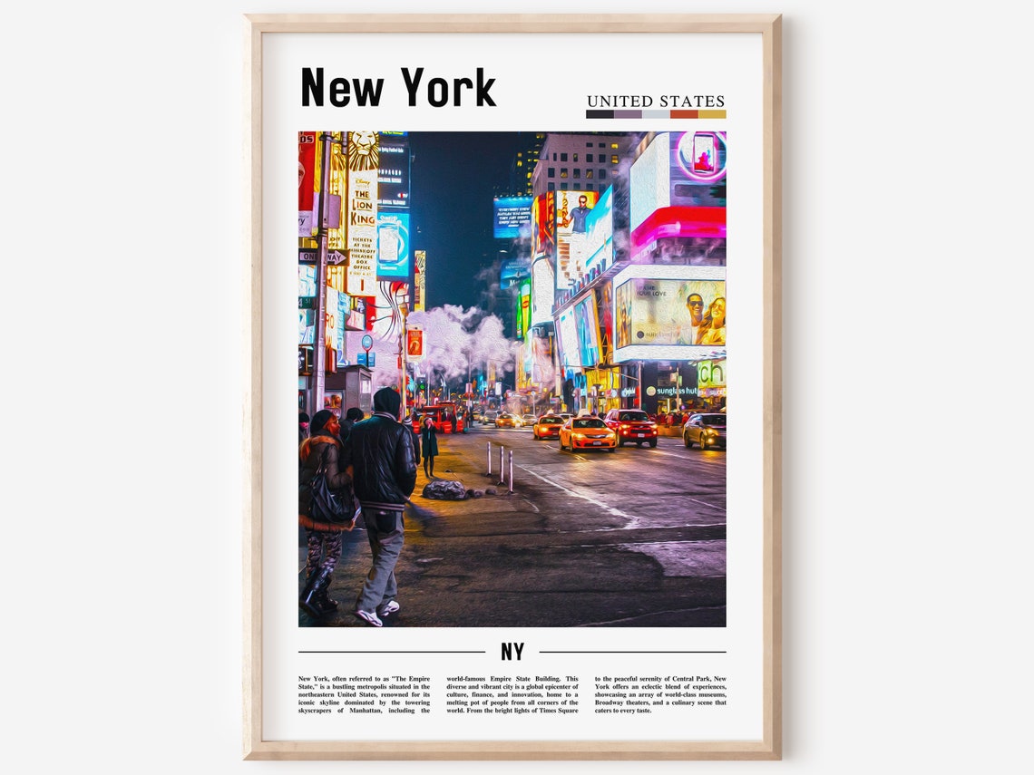 New York Poster New York Print New York Wall Art Ny Photo Ny Poster Ny Print New York Photo Travel Poster