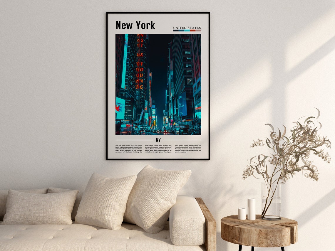 New York Travel Poster, New York Photo - Image 2