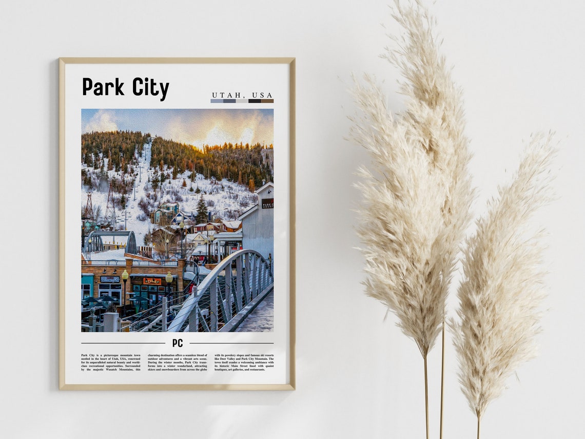 Park City Poster Park City Print Park City Wall Art United States Photo United States Poster United States Print - Image 4