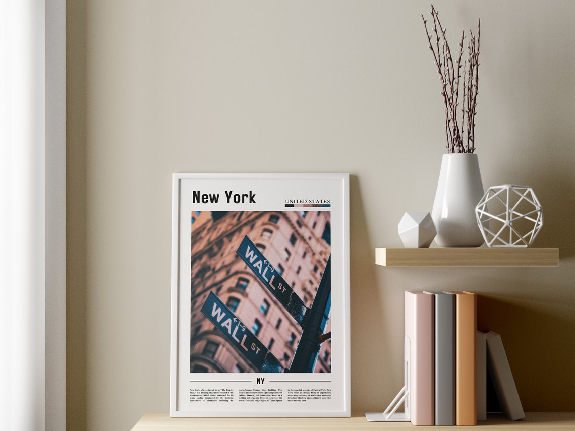 New York Poster New York Print New York Wall Art Ny Photo Ny Poster Ny Print New York Photo Travel Poster - Image 3