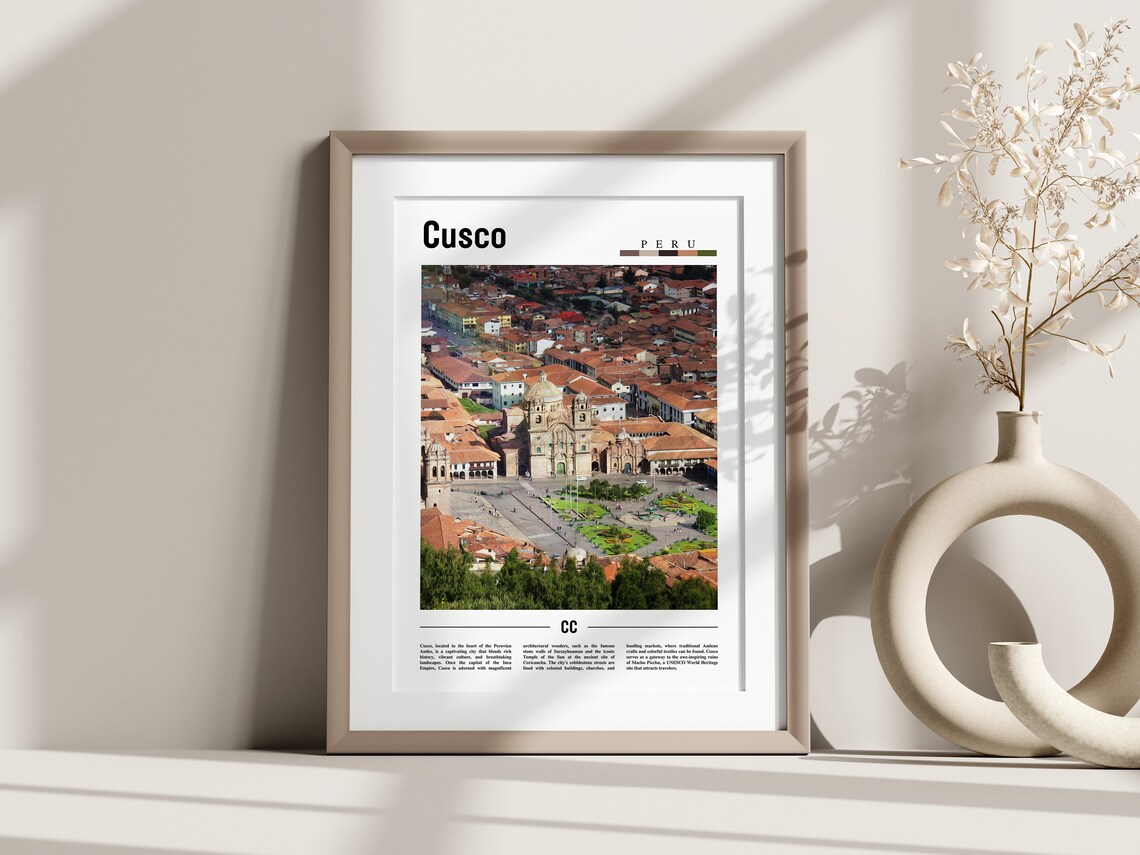 Cusco Travel Poster, South America Travel Print - Image 3