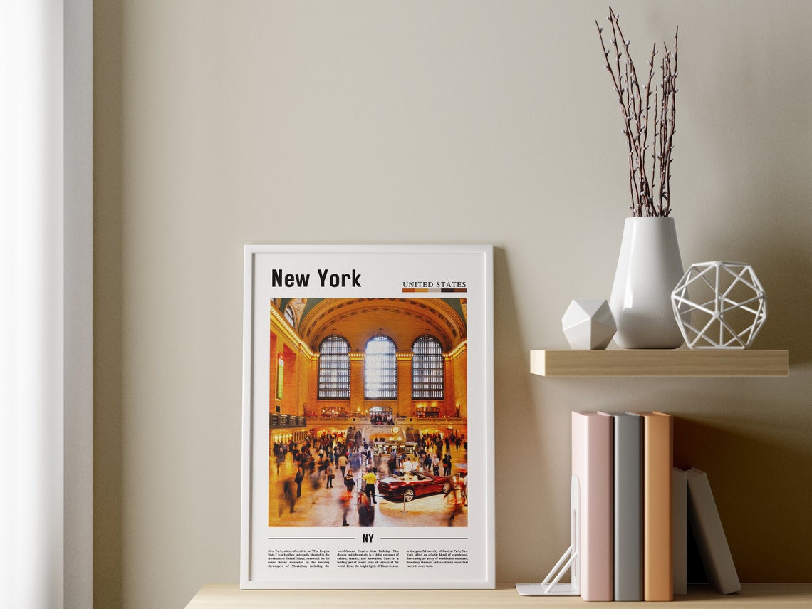 New York Poster New York Print New York Wall Art Ny Photo Ny Poster Ny Print New York Photo Travel Poster - Image 3
