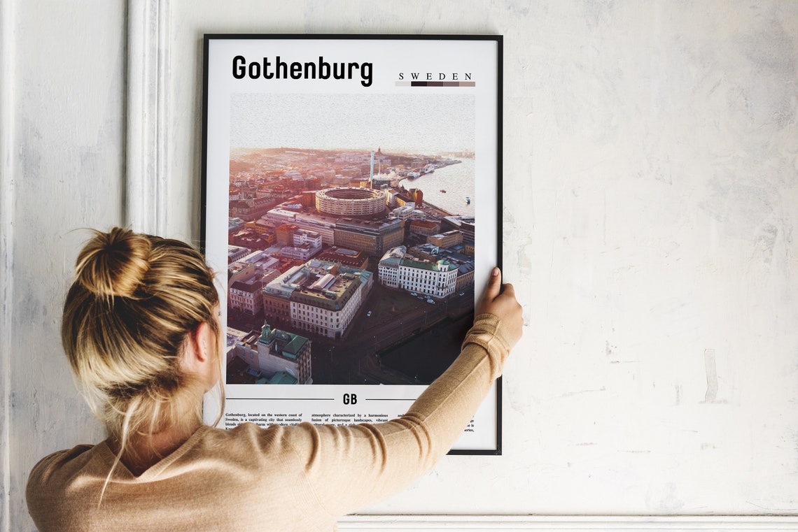 Gothenburg Poster Gothenburg Print Gothenburg Wall Art Europe Photo Europe Poster Europe Print Travel Poster - Image 5