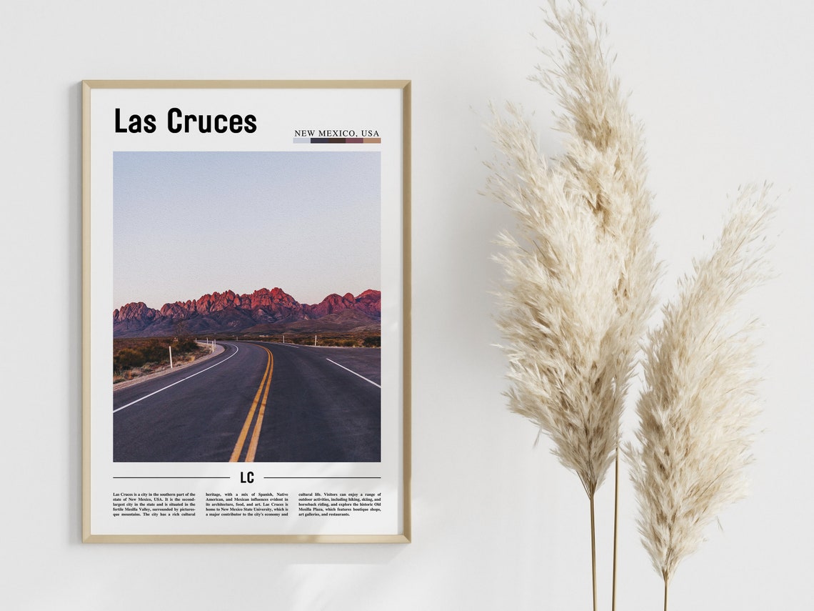 Las Cruces Poster Las Cruces Print Las Cruces Wall Art United States Photo United States Poster United States Print - Image 4