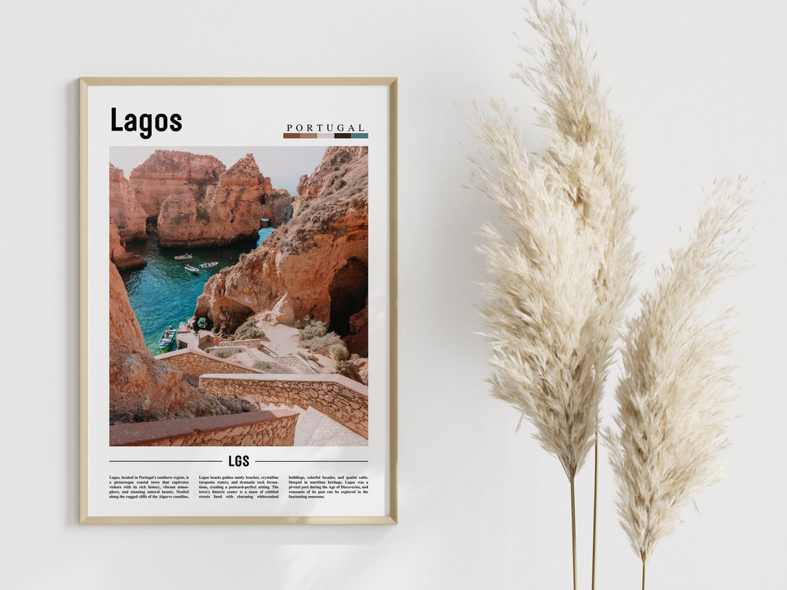 Lagos Poster Lagos Print Lagos Wall Art Europe Photo Europe Poster Europe Print Travel Poster - Image 4