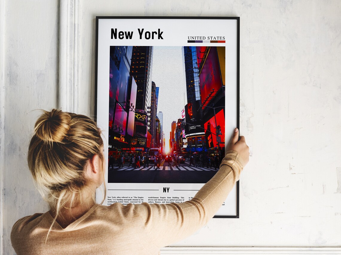 New York Travel Poster, City Photo Art Print - Image 5