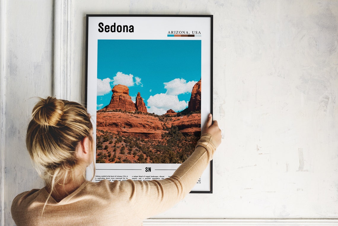 Sedona Poster Sedona Print Sedona Wall Art United States Photo United States Poster United States Print - Image 5