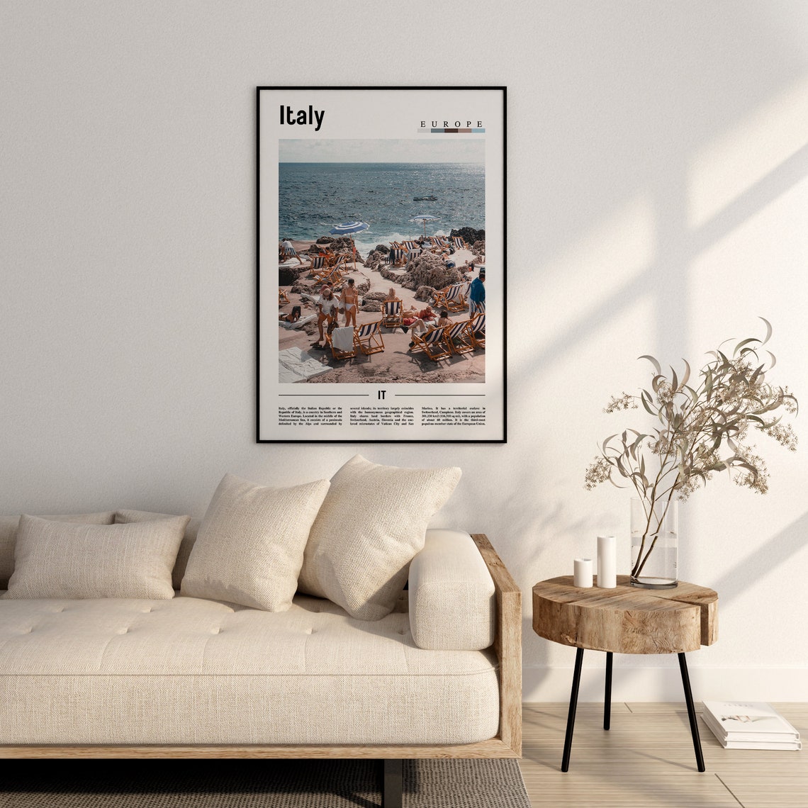 Italy Poster Italy Print Italy Wall Art Italy Photo Italy Poster Italy Print Italy Wall Art Minimal Travel Poster - Image 2