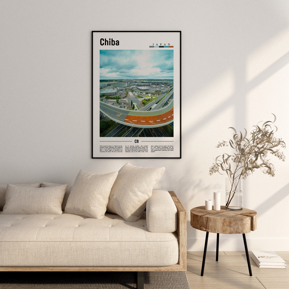 Chiba Poster Chiba Print Chiba Wall Art Asia Print Asia Poster Asia Photo Minimal Travel Poster - Image 2