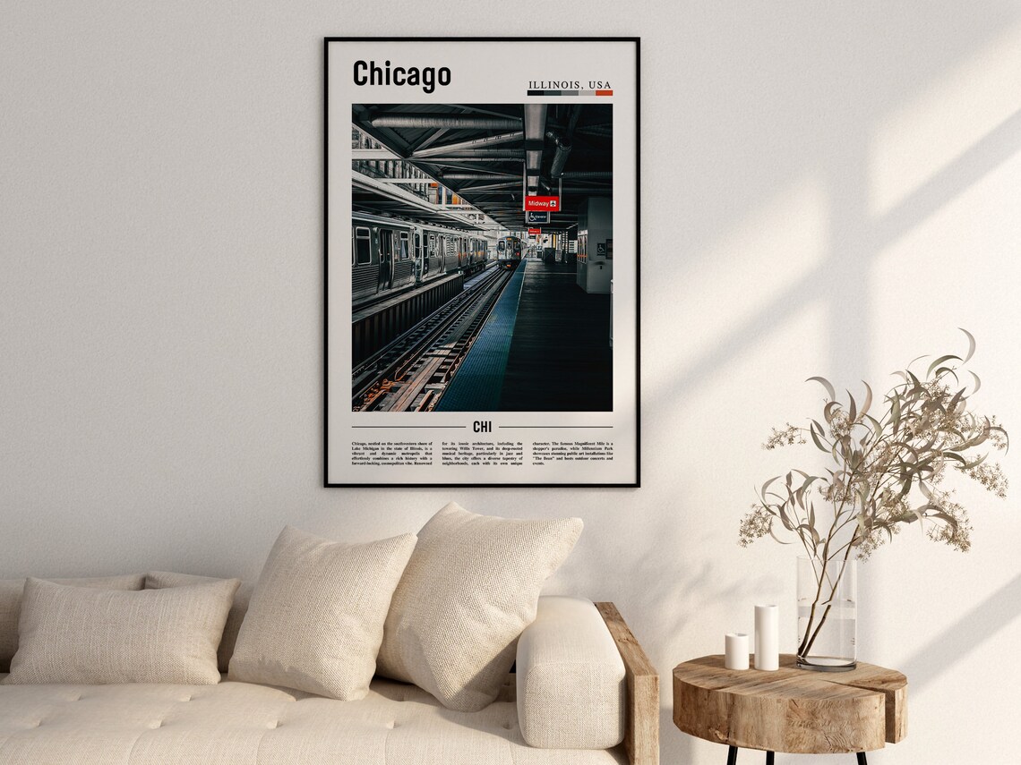 Chicago Travel Poster, United States Photo - Image 2