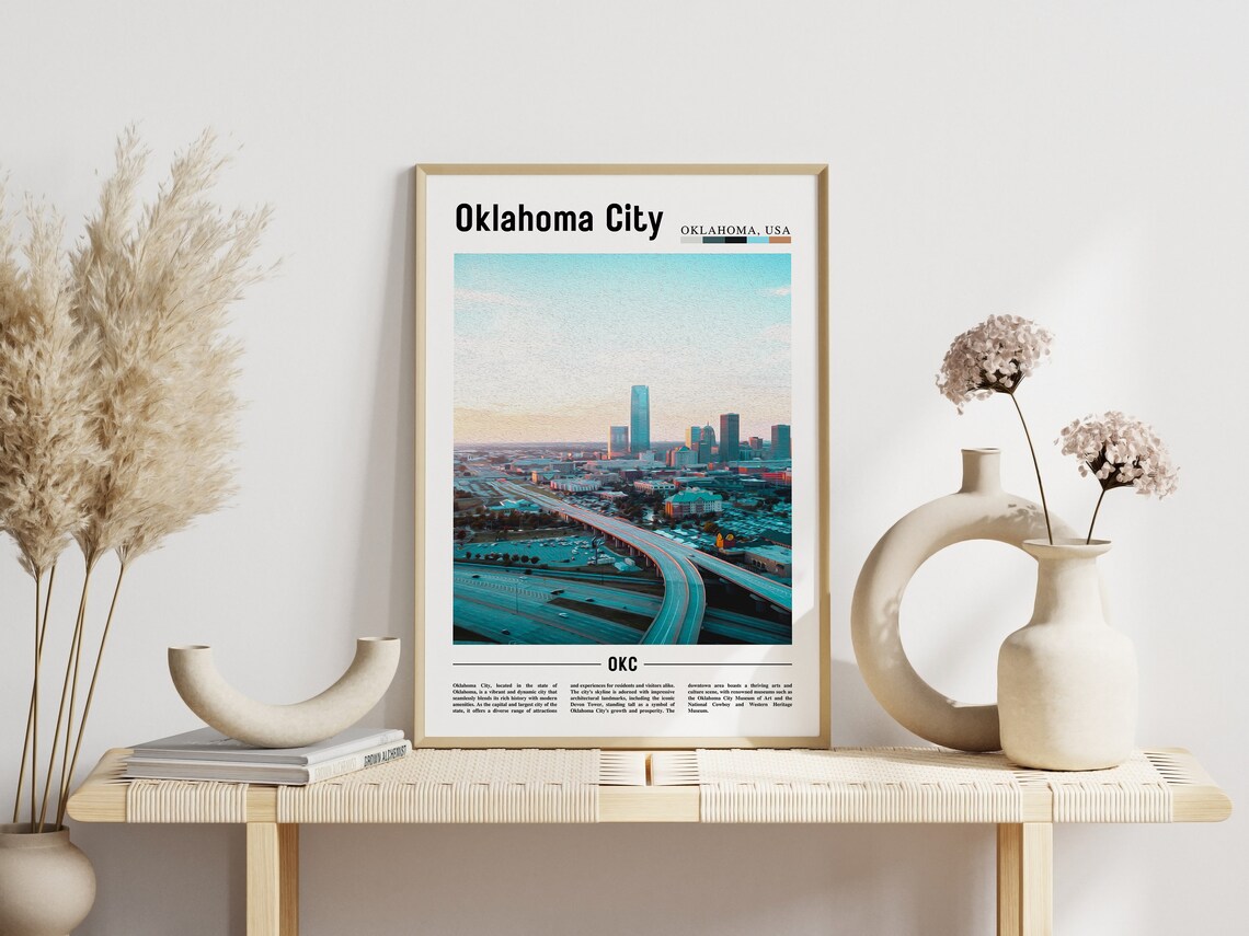 Oklahoma City Travel Poster, United States Photo - Image 6