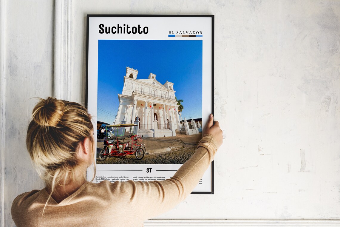Suchitoto Travel Poster, Central America - Image 5