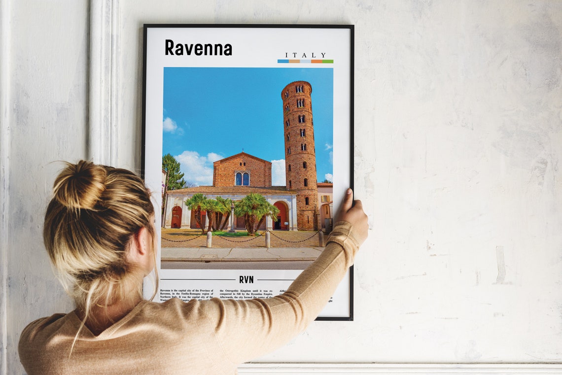 Ravenna, Italy Minimal Travel Poster - Image 4