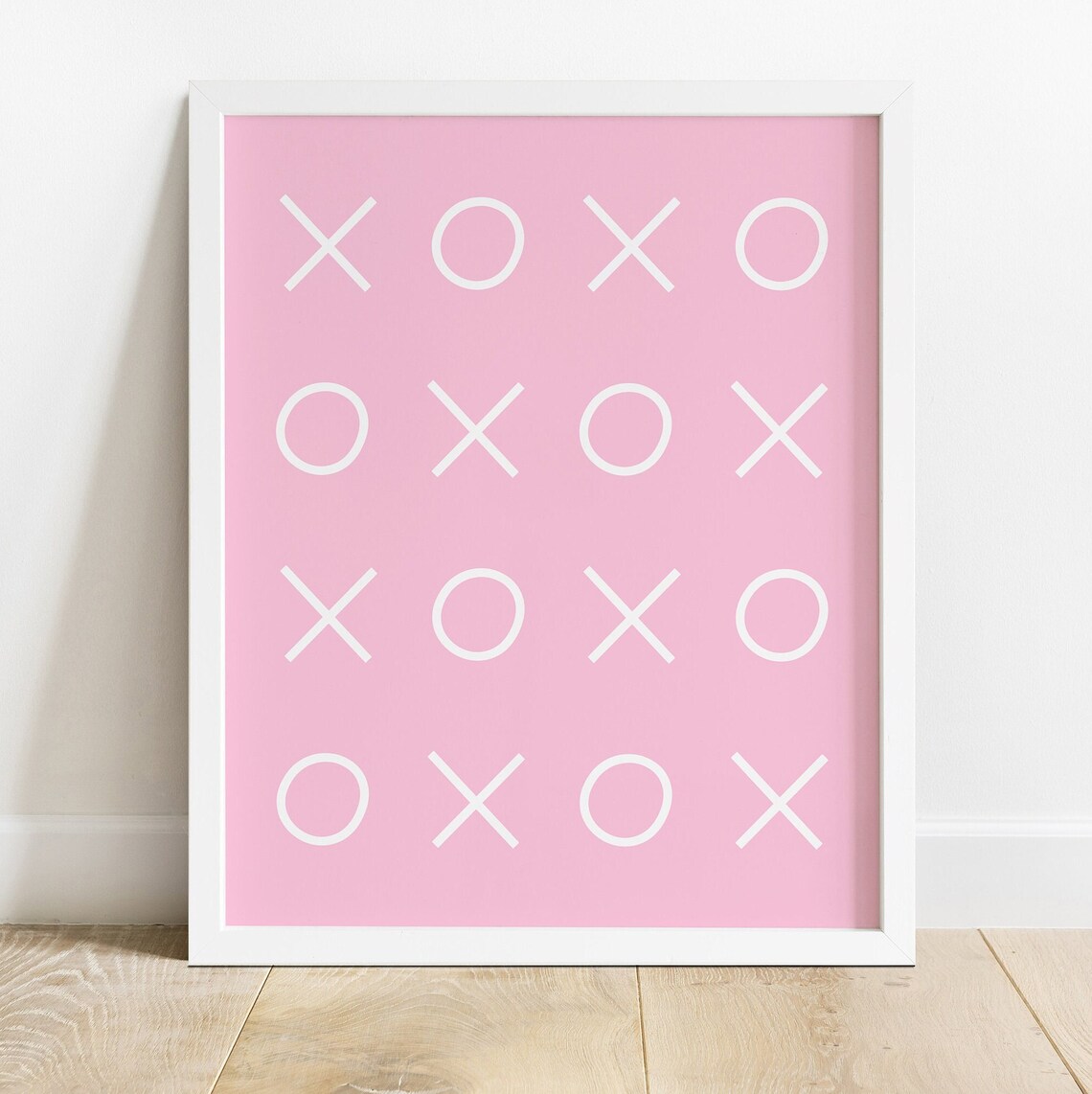 Xoxo Pink Valentines Day Wall Art, Love Decor - Image 4