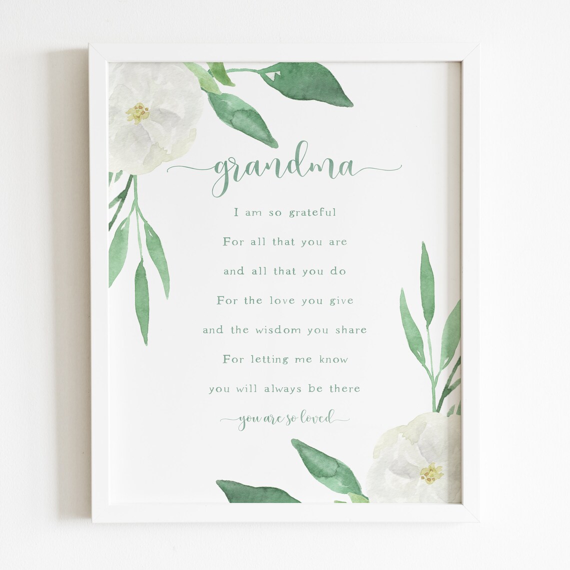 Instant Grandma Quote Art Print, Mother's Day Poem - Image 4