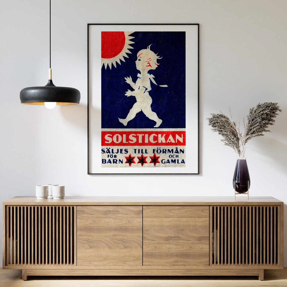 Walking Child Sweden Vintage Poster Print - Image 4