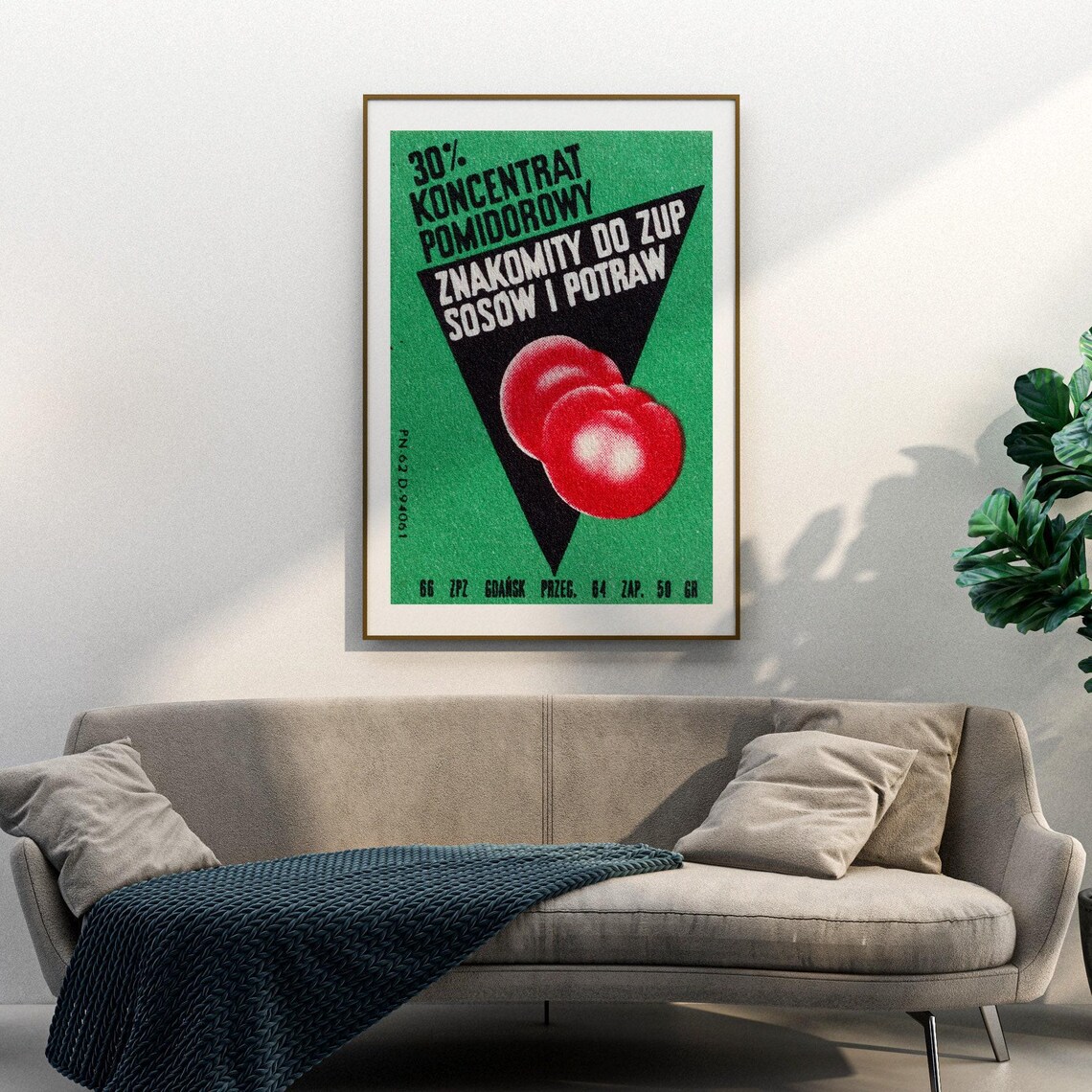 Fresh Tomatoes Vintage Czech Poster Print - Image 3