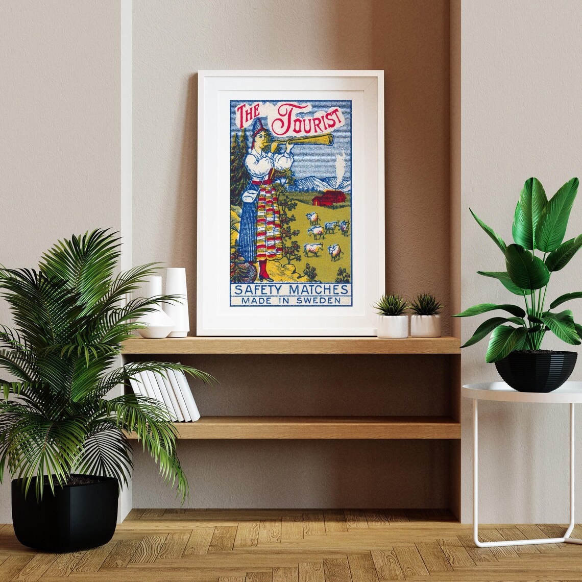 Traditional Swedish Woman Vintage Poster Print - Image 2