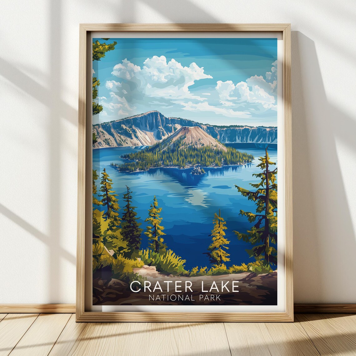 Crater Lake National Park Wall Art Print