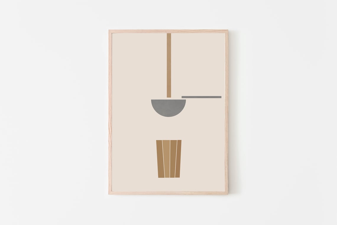Chai Beverage Modern Art, Asian Kitchen Wall Art