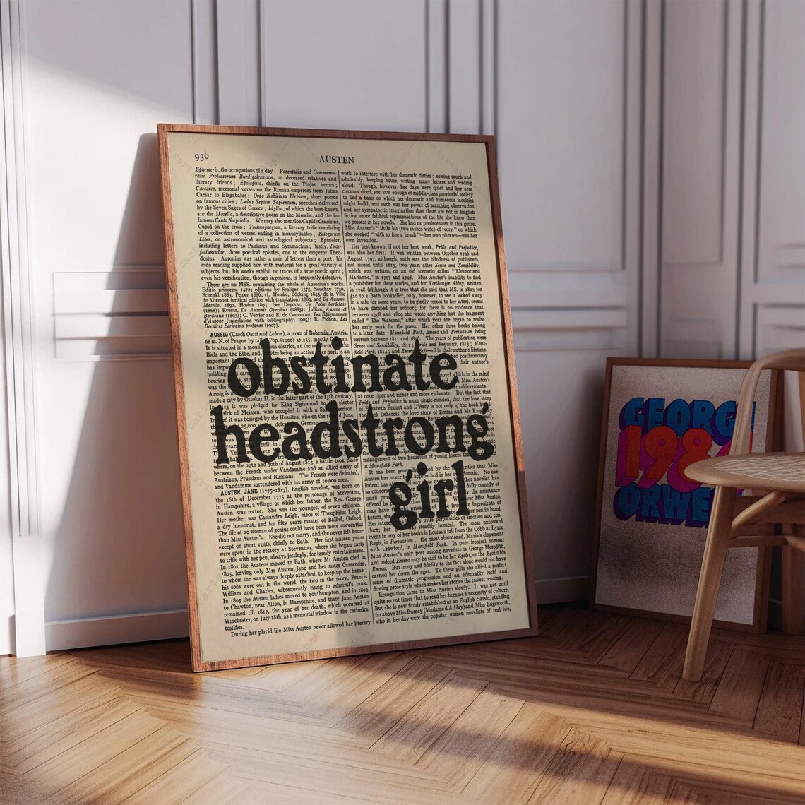 Jane Austen Quote, Pride And Prejudice Art Print - Image 2
