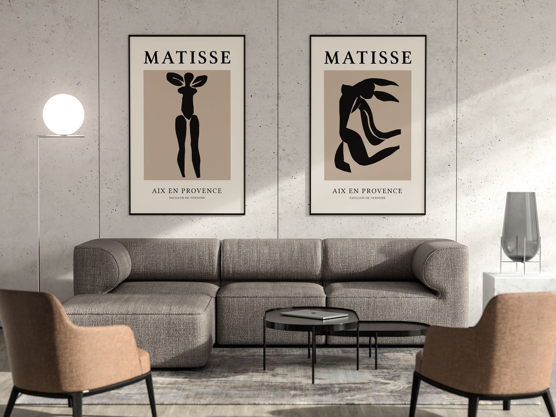 Matisse Aix en Provence Standing Figure Cut Out Modern Gallery Poster - Image 2