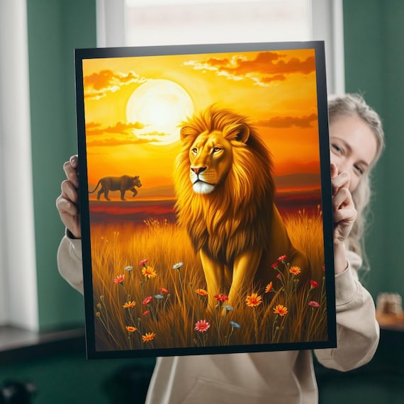 Magical Lion Jigsaw Puzzle Leo Zodiac Gift