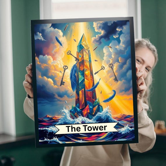 The Tower Tarot Jigsaw Puzzle Mindfulness Activity Family Fun