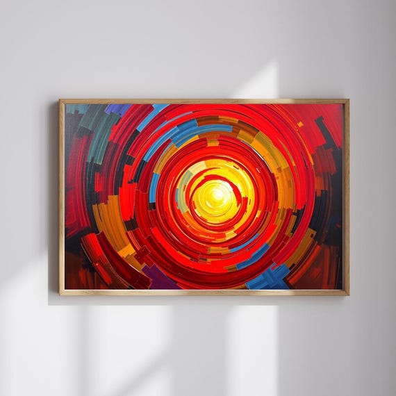 Vibrant Abstract Art Puzzle Colorful Jigsaw For Adults Kids